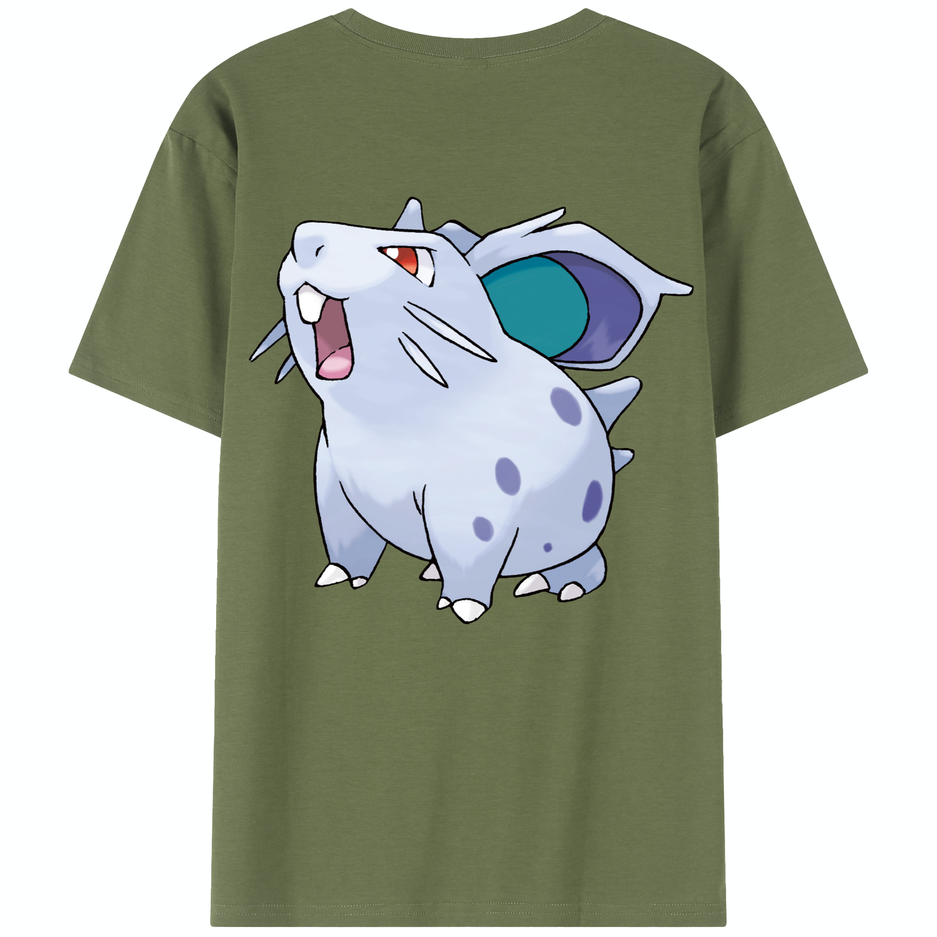 （画像用） ポケットモンスター Pokémon 綿100％半袖Tシャツ（背面プリント）